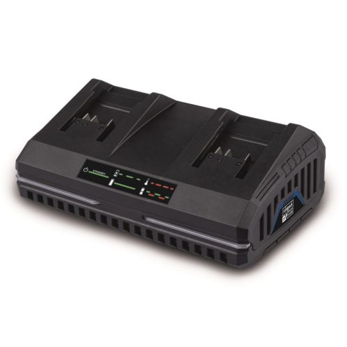 Scheppach SDBC2.4A IXES dupla intelligens akkumulátor töltő, 20V, 2.4A (7909201712)