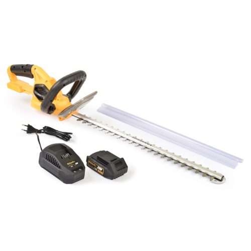 Riwall PRO RAHT 5220 SET akkumulátoros sövényvágó, 20V, 2Ah akku, láncvezető 52cm (AH41E2001005B)