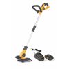 Riwall PRO RALT 2320 SET akkumulátoros szegélynyíró, 20V / 2Ah akku, 22cm, 10000rpm (AT41E2001004B)