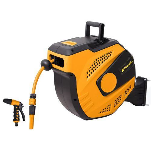 Riwall PRO RWHR 27 SET automata tömlődob, 27m 1/2" locsolótömlő, max.10.3bar (RACC00086)