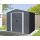 Riwall PRO RMSA 6x8 antracit fém kerti tároló 2,4 x 1,7 m nyeregtetővel (SD-X0608-H170C-A)
