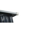 Riwall PRO RMSA 6x8 antracit fém kerti tároló 2,4 x 1,7 m nyeregtetővel (SD-X0608-H170C-A)