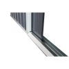 Riwall PRO RMSA 6x8 antracit fém kerti tároló 2,4 x 1,7 m nyeregtetővel (SD-X0608-H170C-A)