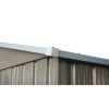 Riwall PRO RMSA 6x8 barna fém kerti tároló 2,4 x 1,7 m nyeregtetővel (SD-X0608-H170C-B)