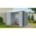 Riwall PRO RMSP 6x8 antracit fém kerti tároló 2,4 x 1,8 m lapostetővel (SM-F68K-H158-A)