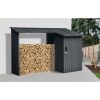 Riwall PRO RMWS tűzifatároló fészerrel 2,7 x 1,6 m antracit