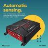 Pioneer GM-A3702 autóhifi erősítő, 2/1 csatorna, 500W, Fekete-piros