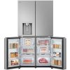 LG GML960PYFE Francia ajtós hűtőszekrény, 363/274l, LinearCooling, vízadagoló, 40dB, Wi-Fi, matt ezüst