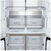 LG GML960PYFE Francia ajtós hűtőszekrény, 363/274l, LinearCooling, vízadagoló, 40dB, Wi-Fi, matt ezüst
