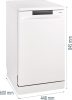 Gorenje GS520E15W mosogatógép, 9 teríték, 5program, fehér