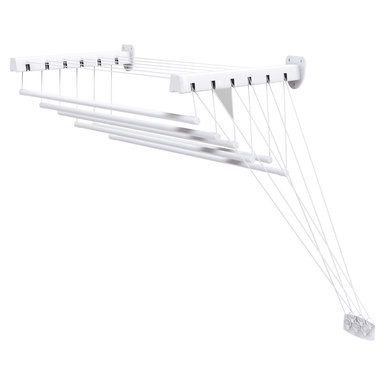 Gimi Lift 200 cm-es ruhaszárító, 12m szárítási felület, Fehér