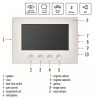 EMOS H2050 (EM-03M 2WIRE) Videó kaputelefon szett,7" kijelző, IP44, 16 dallam