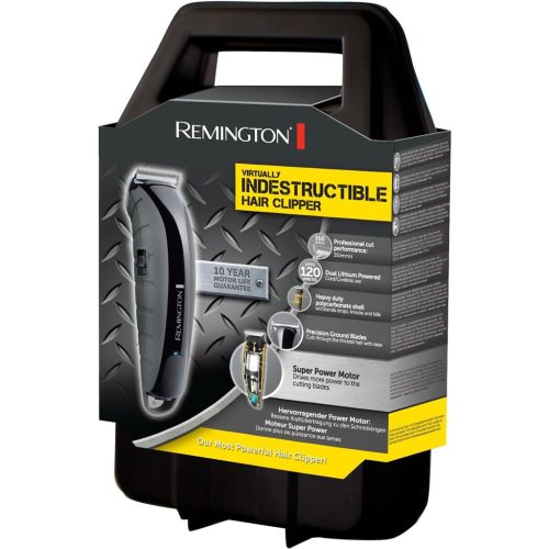 Remington HC5880 Virtually Indestructible hajvágó, 0,5-25mm, 11 fésű, akkumulátoros, szürke -fekete