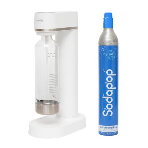 Somogyi HGSZG1000SET szódagép, 1 palackkal, 1db univerzális CO2 patron, fehér