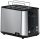 Braun HT1510BK PurShine 2 szeletes kenyérpirító, 900Watt, inox-fekete