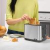 Braun HT1510BK PurShine 2 szeletes kenyérpirító, 900Watt, inox-fekete