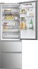 Haier HTW5618CNMG alulfagyasztós hűtőszekrény, 235/125liter, NoFrost, 35dB, Wi-Fi, ezüst