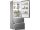 Haier HTW7720ENMP alulfagyasztós hűtőszekrény, 343/140liter, NoFrost, 70cm széles, 37dB, inox