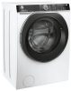 Hoover HWP 410AMBC7/1-S H-WASH 500 elöltöltős mosógép, inverteres, 10kg, 1400rpm, gőz funkció, 76db, Wi-Fi, fehér -fekete