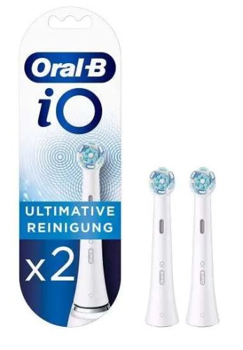 Oral-B iO Ultimate Clean elektromos fogkefe pótfej, 2 db-os, fehér (iORBCW-2)