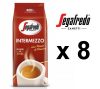 Segafredo Intermezzo szemes kávé 1 kg / 1000g kiszerelésben, 8-as kiszerelés