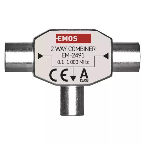 Emos J0197 antenna jel közösítő, 0,1-1000 MHz, EU2491(D193)