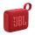 JBL GO 4 hordozható Bluetooth hangszóró, 4,2Watt, BT 5.3, víz- és porálló, piros