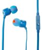 JBL Tune 110 In-Ear vezetékes fülhallgató, mikrofonos, kék