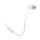 JBL Tune 110 In-Ear vezetékes fülhallgató, mikrofonos, fehér