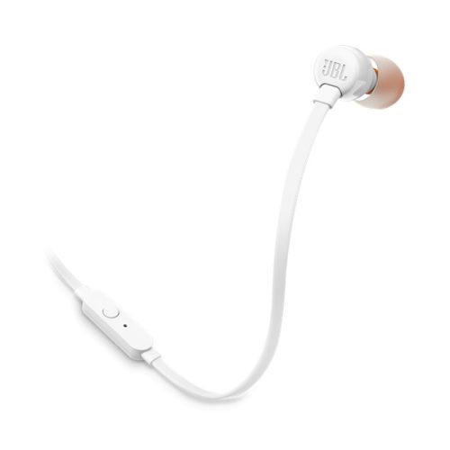 JBL Tune 110 In-Ear vezetékes fülhallgató, mikrofonos, fehér