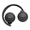 JBL Tune 520BT vezeték nélküli fejhallgató, Bluetooth 5.3, 57 óra, fekete