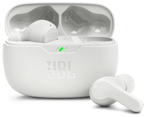 JBL Wave Beam WHT True Wireless Bluetooth vezeték nélküli fülhallgató, fehér