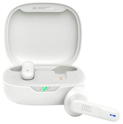 JBL Wave Flex WHT True Wireless Bluetooth vezeték nélküli fülhallgató, fehér