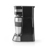 Nedis KACM310FBK kávéfőző + duplafalú utazóbögre, 750Watt, 0.4liter, LCD kijelző, fekete