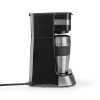 Nedis KACM310FBK kávéfőző + duplafalú utazóbögre, 750Watt, 0.4liter, LCD kijelző, fekete