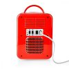 Nedis KAFR 120 hordozható mini hűtőszekrény, 4liter, 230V AC / 12V DC, piros