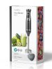 Nedis KAHB200CBK botmixer, 600Watt, 2 sebesség, fekete-inox