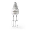 Nedis KAHM100CWT kézi mixer, 200 W, 5 sebességfokozat, turbófunkció, 2 dagasztóhorog / 2 habverő