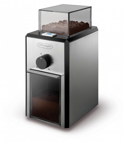 DeLonghi KG 89 kávédaráló, 110Watt, őrlőköves, ezüst