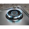 Electrolux KGS64362SX SlimLine 600 beépíthető gáz főzőlap, egykezes gyújtás, wok égő, inox