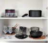 Tefal L3999953 Tefal Ingenio Black Stone edény és serpenyő készlet, üveg fedő, 13 részes, levehető nyél, indukciós, tapadásmentes bevonat