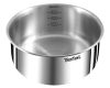 Tefal L897SA74 Ingenio Emotion edény és serpenyő készlet fedővel, 10 részes, levehető nyél, rozsdamentes acél, tapadásmentes titán bevonat