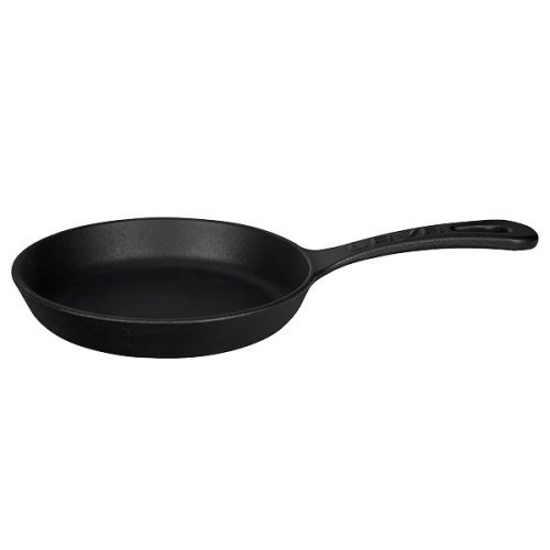 LAVA Mini öntöttvas sütő, fekete, 16cm, nyeles