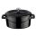 LAVA Mini öntöttvas lábos, fekete, ovális, 12cm, 0,42l + fedő