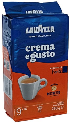 Lavazza Crema e Gusto Forte őrölt kávé 250g