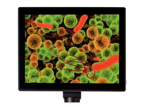 Levenhuk MED 5M digitális mikroszkóp-kamera 9,4" LCD-kijelzővel
