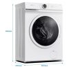 Midea MF100W70/W-HR elöltöltős mosógép, 7kg, 1200 fordulat, ultra slim