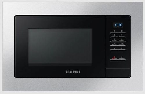 Samsung MG23A7013CT/EO beépíthető grilles mikrohullámú sütő, 23liter, 1100Watt, inox/fekete