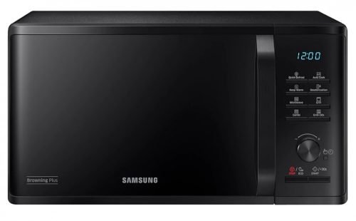 Samsung MG23K3515AK/EO grilles mikrohullámú sütő kerámia bevonattal, 23liter, 800W fekete