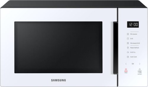 Samsung MG30T5018CW/EO grilles mikrohullámú sütő kerámia bevonattal, 30iter, 1400Watt, fekete-fehér